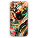 Blurred Abstract Flow V60  - Protective Skin Wrap & Decal – Compatible with iPhone SE to iPhone 17 Pro Max (All Models)