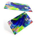 Blurred Abstract Flow V6 - Premium Protective Decal Skin-Kit for the Apple Credit Card
