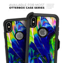 Blurred Abstract Flow V6 - Skin Kit for the iPhone OtterBox Cases