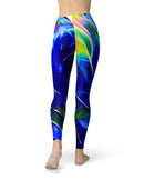 Blurred Abstract Flow V6 - All Over Print Womens Leggings / Yoga or Workout Pants