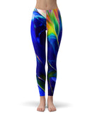 Blurred Abstract Flow V6 - All Over Print Womens Leggings / Yoga or Workout Pants