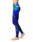 Blurred Abstract Flow V6 - All Over Print Womens Leggings / Yoga or Workout Pants