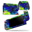 Blurred Abstract Flow V6 - Skin Wrap Decal for Nintendo Switch Lite Console & Dock - 3DS XL - 2DS - Pro - DSi - Wii - Joy-Con Gaming Controller