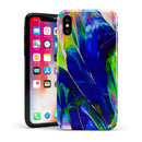 Blurred Abstract Flow V6 - iPhone X Swappable Hybrid Case