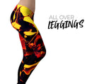 Blurred Abstract Flow V7 - All Over Print Womens Leggings / Yoga or Workout Pants