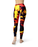 Blurred Abstract Flow V7 - All Over Print Womens Leggings / Yoga or Workout Pants