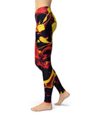 Blurred Abstract Flow V7 - All Over Print Womens Leggings / Yoga or Workout Pants