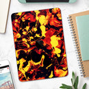 Blurred Abstract Flow V7 - Full Body Skin Decal for the Apple iPad Pro 12.9", 11", 10.5", 9.7", Air or Mini (All Models Available)