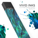 Blurred Abstract Flow V8 - Premium Decal Protective Skin-Wrap Sticker compatible with the Juul Labs vaping device