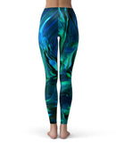 Blurred Abstract Flow V8 - All Over Print Womens Leggings / Yoga or Workout Pants