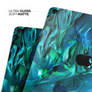 Blurred Abstract Flow V8 - Full Body Skin Decal for the Apple iPad Pro 12.9", 11", 10.5", 9.7", Air or Mini (All Models Available)