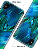 Blurred Abstract Flow V8 - iPhone X Clipit Case