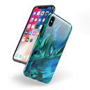 Blurred Abstract Flow V8 - iPhone X Swappable Hybrid Case