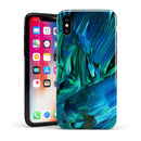 Blurred Abstract Flow V8 - iPhone X Swappable Hybrid Case