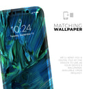Blurred Abstract Flow V8  - Protective Skin Wrap & Decal – Compatible with iPhone SE to iPhone 17 Pro Max (All Models)
