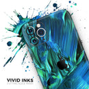 Blurred Abstract Flow V8  - Protective Skin Wrap & Decal – Compatible with iPhone SE to iPhone 17 Pro Max (All Models)