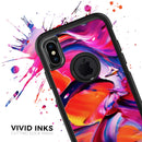 Blurred Abstract Flow V9 - Skin Kit for the iPhone OtterBox Cases