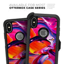 Blurred Abstract Flow V9 - Skin Kit for the iPhone OtterBox Cases