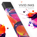 Blurred Abstract Flow V9 - Premium Decal Protective Skin-Wrap Sticker compatible with the Juul Labs vaping device