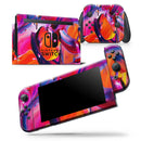 Blurred Abstract Flow V9 - Skin Wrap Decal for Nintendo Switch Lite Console & Dock - 3DS XL - 2DS - Pro - DSi - Wii - Joy-Con Gaming Controller