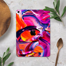 Blurred Abstract Flow V9 - Full Body Skin Decal for the Apple iPad Pro 12.9", 11", 10.5", 9.7", Air or Mini (All Models Available)
