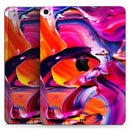 Blurred Abstract Flow V9 - Full Body Skin Decal for the Apple iPad Pro 12.9", 11", 10.5", 9.7", Air or Mini (All Models Available)
