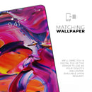 Blurred Abstract Flow V9 - Full Body Skin Decal for the Apple iPad Pro 12.9", 11", 10.5", 9.7", Air or Mini (All Models Available)