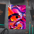 Blurred Abstract Flow V9 - Full Body Skin Decal for the Apple iPad Pro 12.9", 11", 10.5", 9.7", Air or Mini (All Models Available)