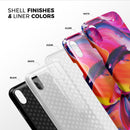 Blurred Abstract Flow V9 - iPhone X Swappable Hybrid Case