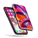 Blurred Abstract Flow V9 - iPhone X Swappable Hybrid Case