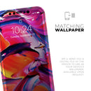 Blurred Abstract Flow V9  - Protective Skin Wrap & Decal – Compatible with iPhone SE to iPhone 17 Pro Max (All Models)