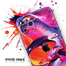 Blurred Abstract Flow V9  - Protective Skin Wrap & Decal – Compatible with iPhone SE to iPhone 17 Pro Max (All Models)