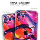 Blurred Abstract Flow V9  - Protective Skin Wrap & Decal – Compatible with iPhone SE to iPhone 17 Pro Max (All Models)