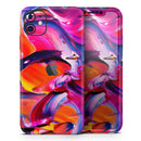 Blurred Abstract Flow V9  - Protective Skin Wrap & Decal – Compatible with iPhone SE to iPhone 17 Pro Max (All Models)