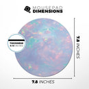 Blurry Opal Gemstone// WaterProof Rubber Foam Backed Anti-Slip Mouse Pad for Home Work Office or Gaming Computer Desk