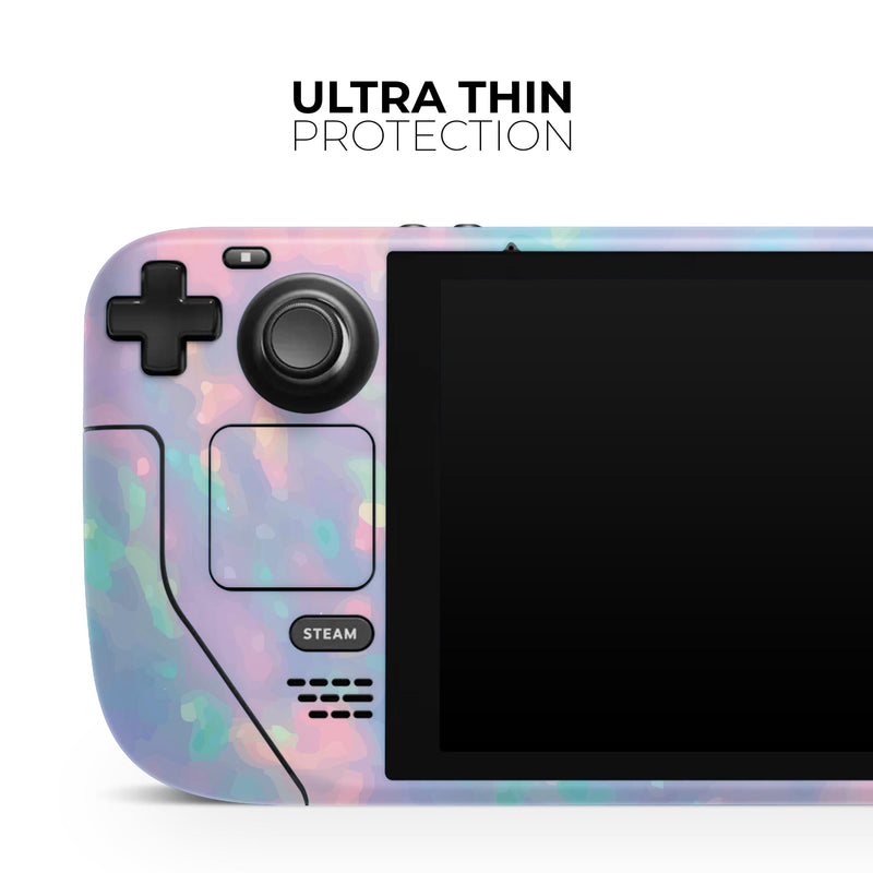 Blurry Opal Gemstone // Full Body Skin Decal Wrap Kit for the Steam Deck handheld gaming computer