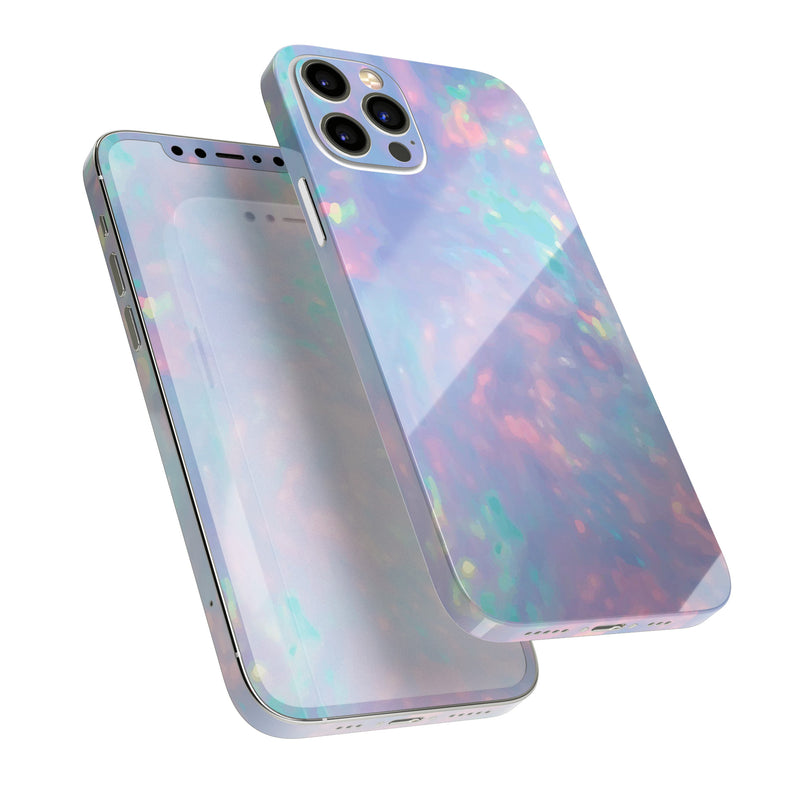Blurry Opal Gemstone // Full-Body Skin Decal Wrap Cover for Apple iPhone 15, 14, 13, Pro, Pro Max, Mini, XR, XS, SE (All Models)