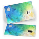 Blushed 493 Absorbed Watercolor Texture - Premium Protective Decal Skin-Kit for the Apple Credit Card
