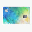 Blushed 493 Absorbed Watercolor Texture - Premium Protective Decal Skin-Kit for the Apple Credit Card