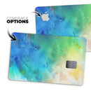 Blushed 493 Absorbed Watercolor Texture - Premium Protective Decal Skin-Kit for the Apple Credit Card