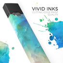 Blushed 493 Absorbed Watercolor Texture - Premium Decal Protective Skin-Wrap Sticker compatible with the Juul Labs vaping device