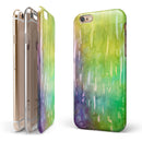 Blushed 754 Absorbed Watercolor Texture iPhone 6/6s or 6/6s Plus 2-Piece Hybrid INK-Fuzed Case