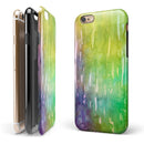 Blushed 754 Absorbed Watercolor Texture iPhone 6/6s or 6/6s Plus 2-Piece Hybrid INK-Fuzed Case