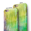 Blushed 754 Absorbed Watercolor Texture iPhone 6/6s or 6/6s Plus 2-Piece Hybrid INK-Fuzed Case