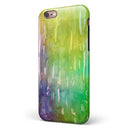 Blushed 754 Absorbed Watercolor Texture iPhone 6/6s or 6/6s Plus 2-Piece Hybrid INK-Fuzed Case
