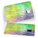 Blushed 754 Absorbed Watercolor Texture - Premium Protective Decal Skin-Kit for the Apple Credit Card