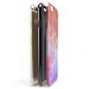 Blushed Blue 4224 Absorbed Watercolor Texture iPhone 6/6s or 6/6s Plus 2-Piece Hybrid INK-Fuzed Case
