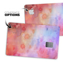 Blushed Blue 4224 Absorbed Watercolor Texture - Premium Protective Decal Skin-Kit for the Apple Credit Card