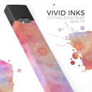 Blushed Blue 4224 Absorbed Watercolor Texture - Premium Decal Protective Skin-Wrap Sticker compatible with the Juul Labs vaping device