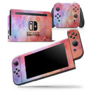 Blushed Blue 4224 Absorbed Watercolor Texture - Vinyl Skin Wrap for Nintendo Switch 2, OLED, Lite, Pro Controller, Wii & Classic Handhelds